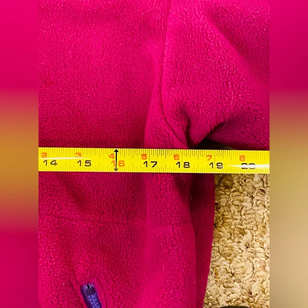 Vintage Columbia Women’s Small Purple Navajo Print Collar Fleece Full Zip Jacket - Picture 7 of 12